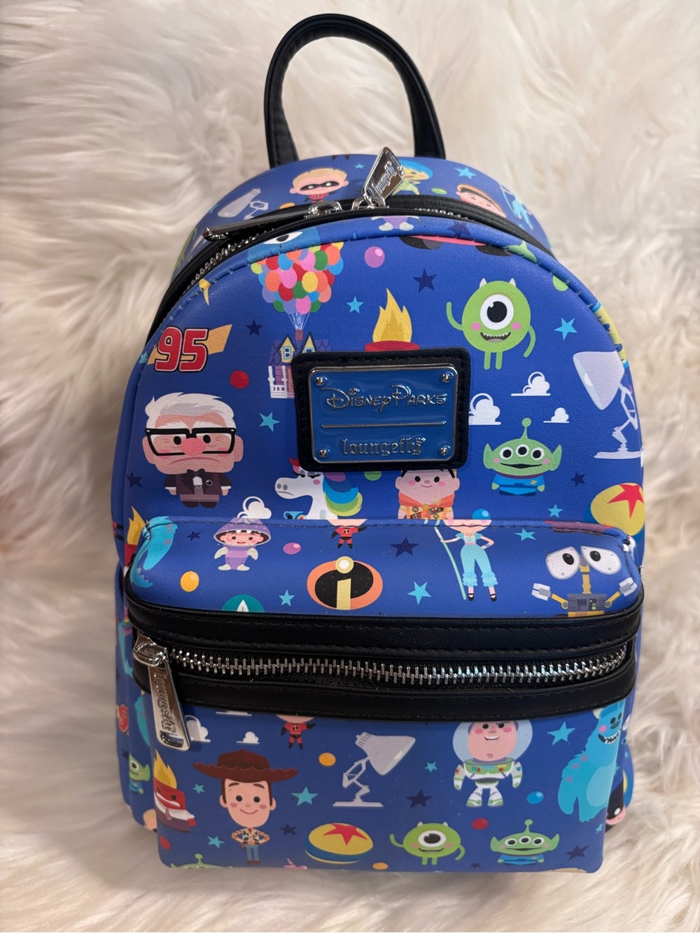 Loungefly Disneyland Park Pixar Chibi Mini Backpack